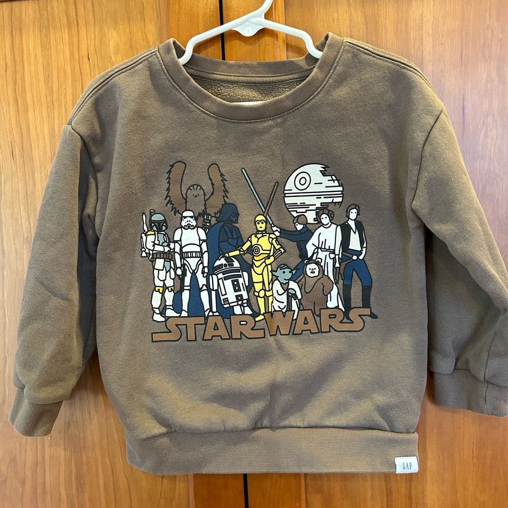 Star Wars Gap sweatshirt Size 3T